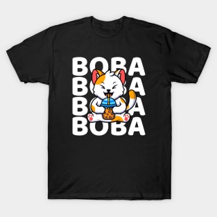 Boba Cat T-Shirt